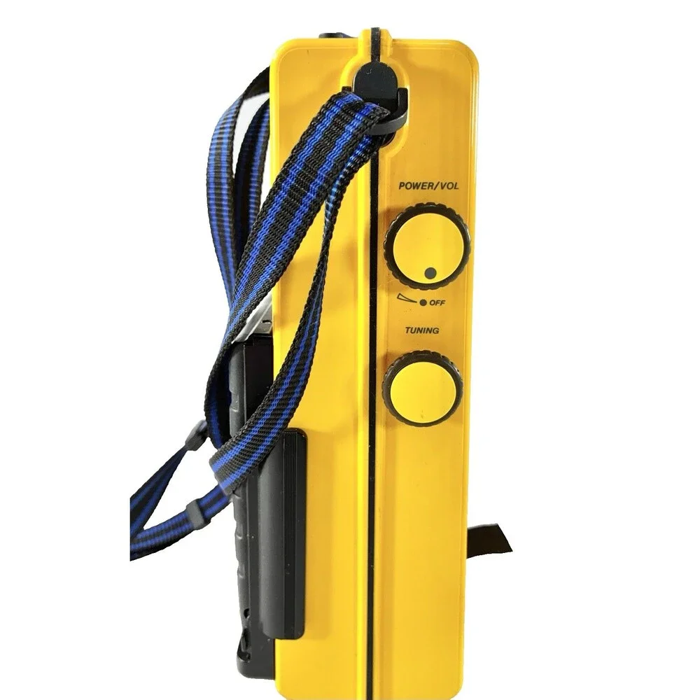 Sony Sports Watchman Model FD-45A Vintage Yellow Portable Radio/TV Parts/Repair